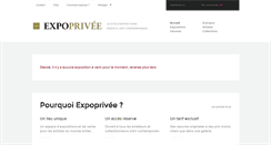 Desktop Screenshot of expoprivee.com